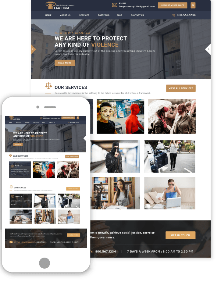 Attorney WordPress theme