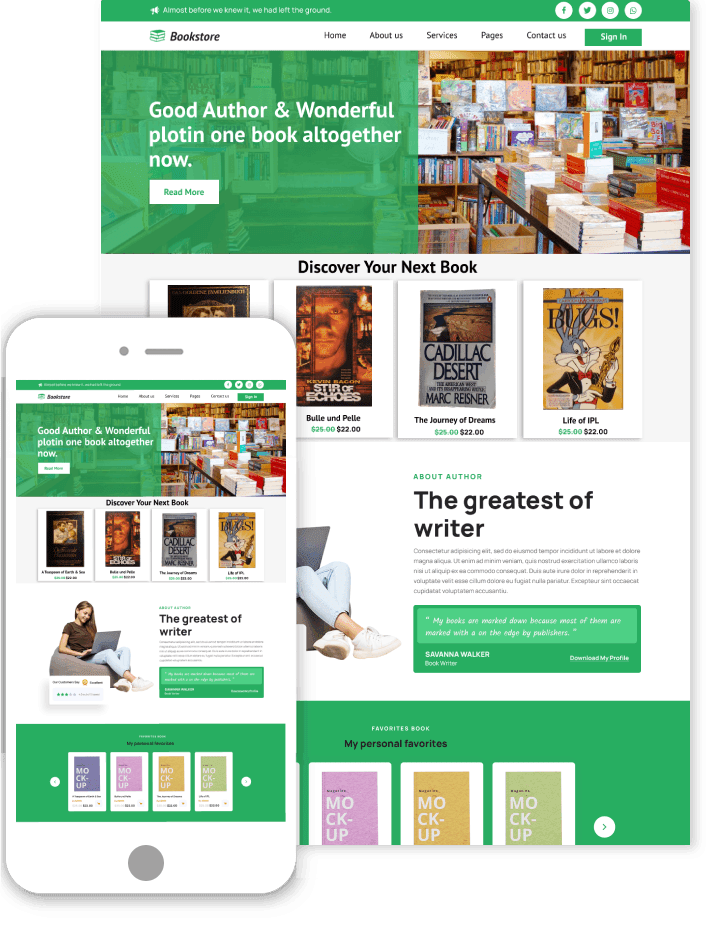Bookshop WordPress Theme