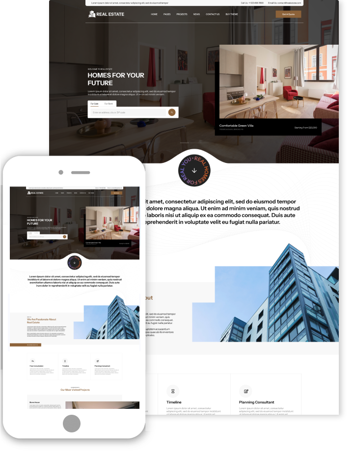 Estate Agency WordPress Theme
