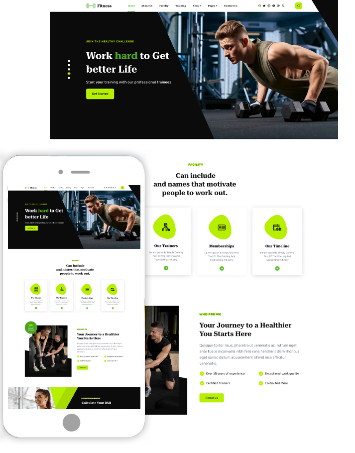 Gym WordPress Theme