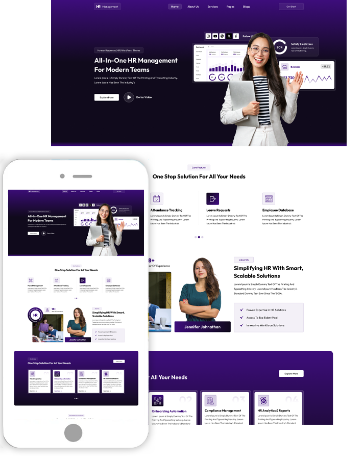 HR WordPress Theme