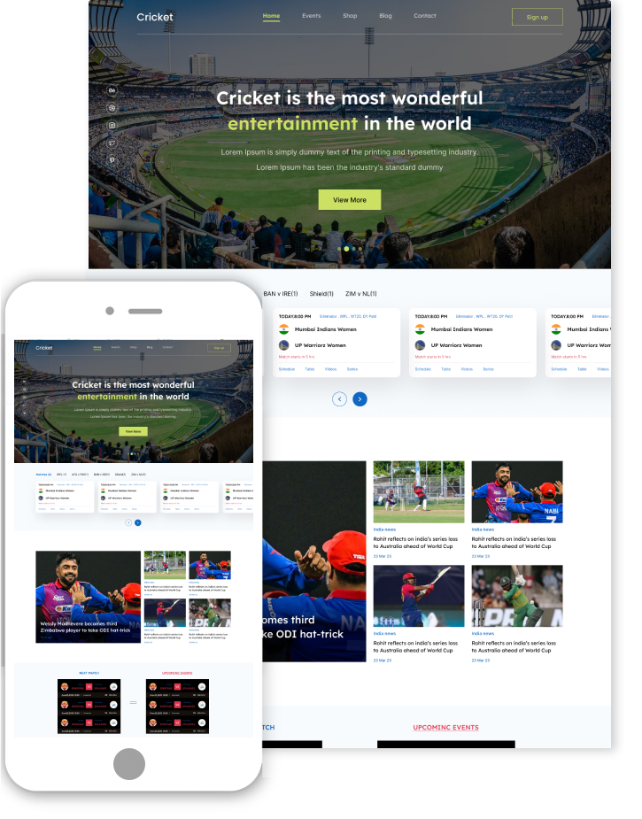 Tournament WordPress Theme