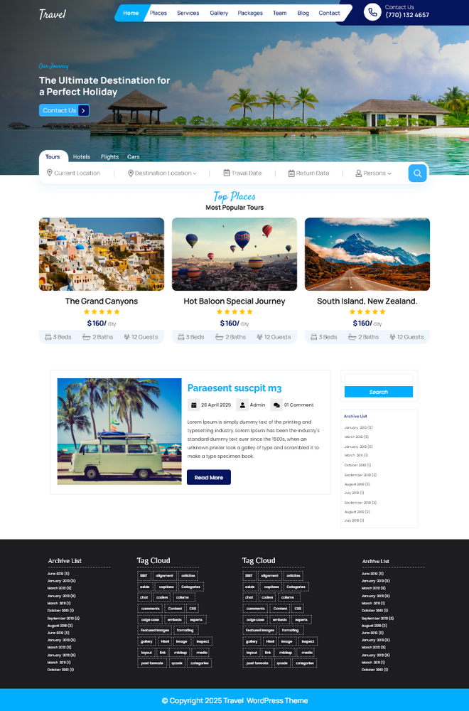 Travel Booking Offers