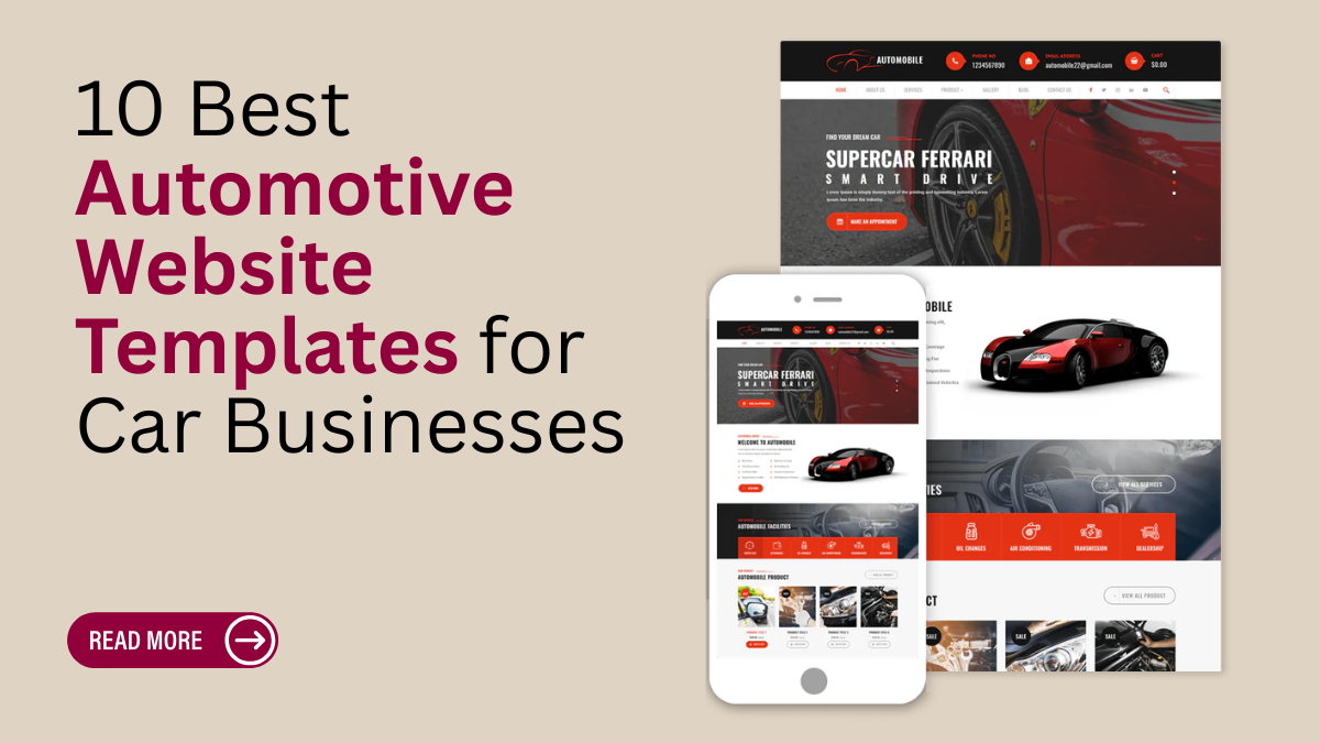 10 Best Automotive Website Templates for Car Businesses