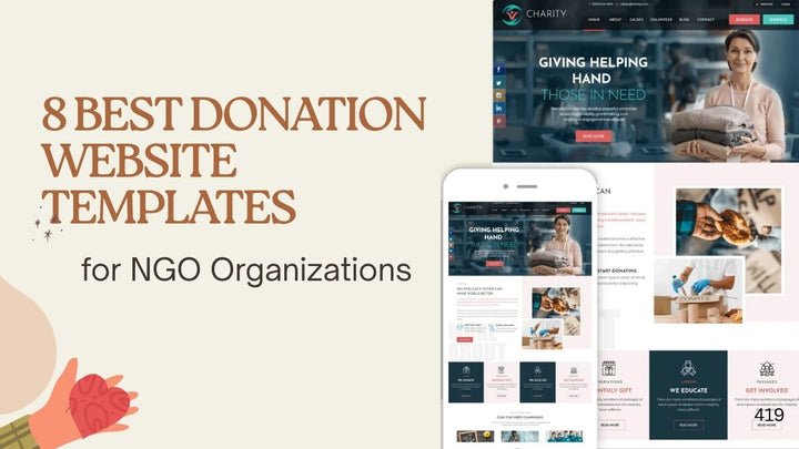 Donation Website Templates