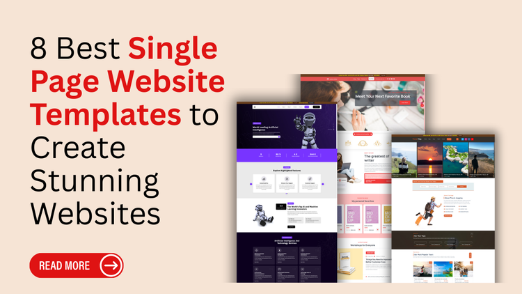 8 Best Single Page Website Templates to Create Stunning Websites