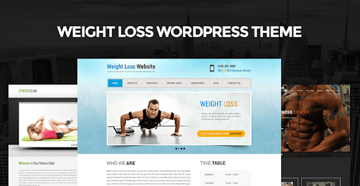 Weight Loss WordPress Theme