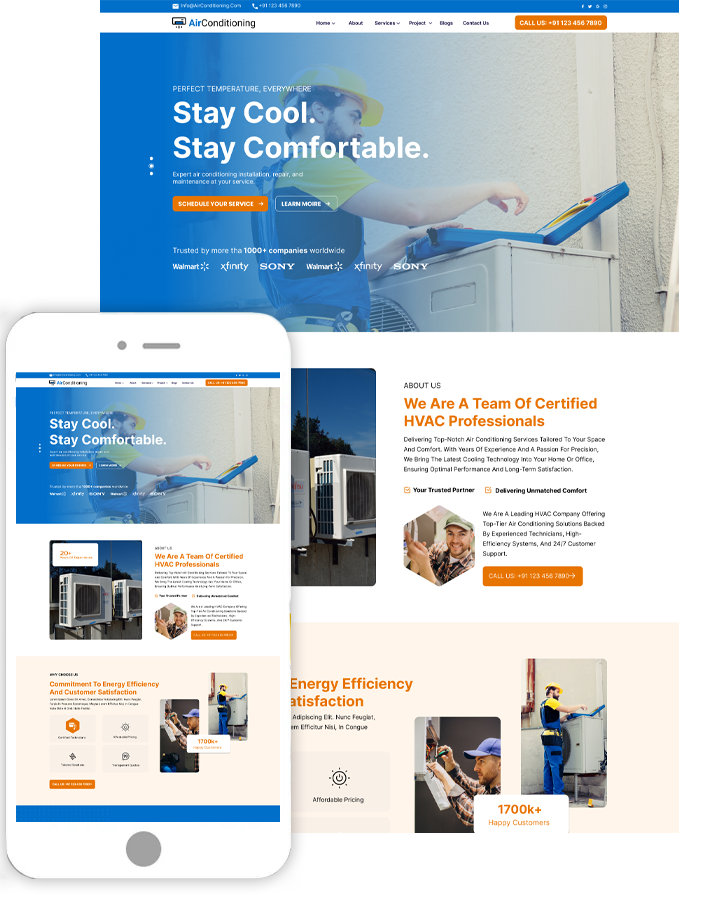 AC Repair WordPress Theme for HVAC Services & Agencies