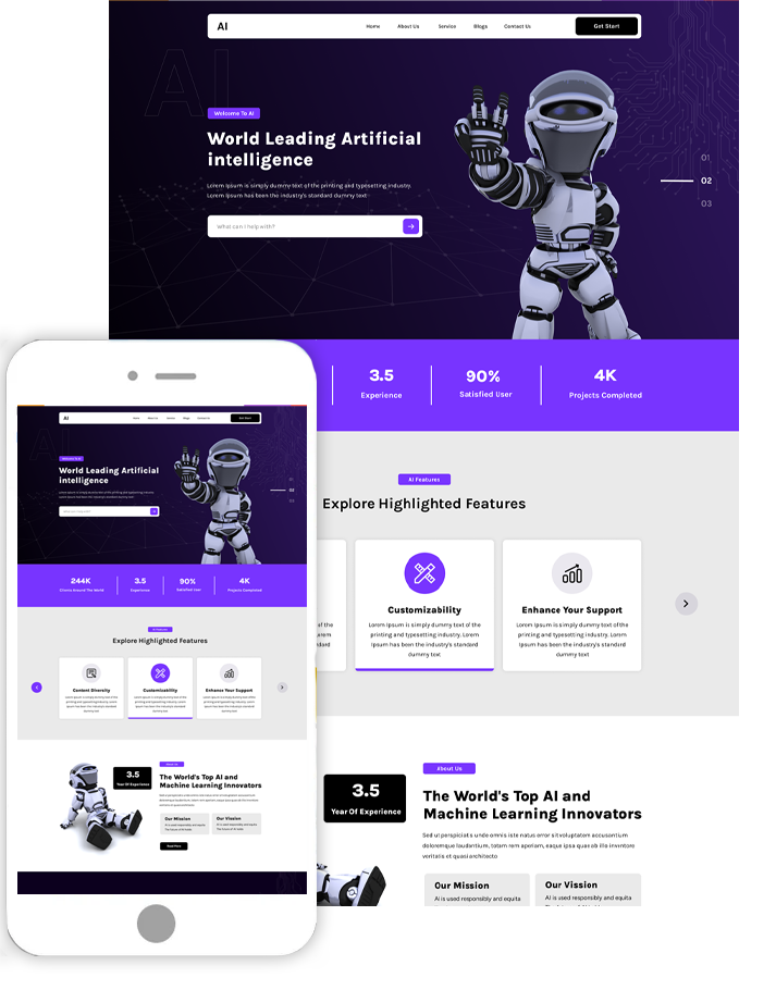Artificial Intelligence WordPress Theme- Optimize With AI