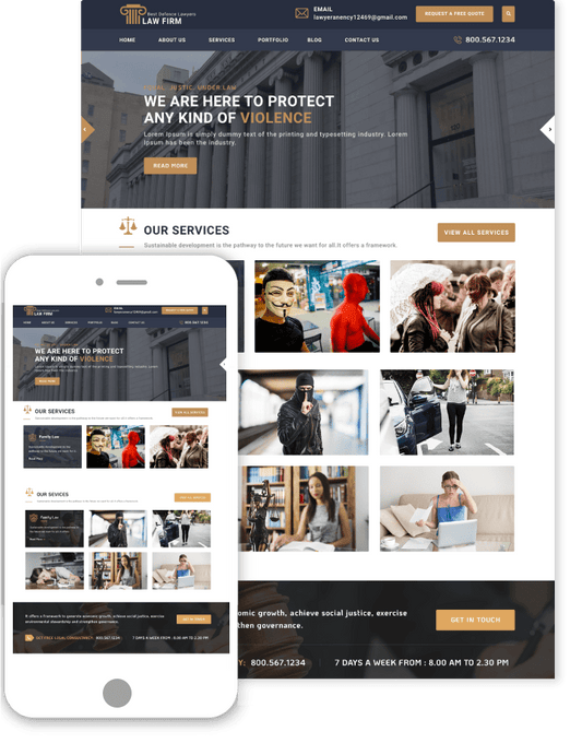 Attorney WordPress theme