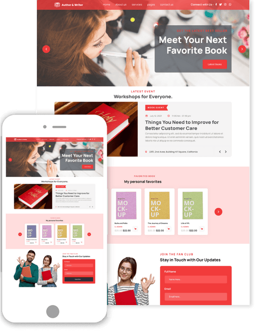 Books Library WordPress Theme