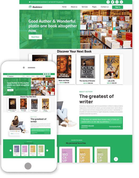 Bookshop WordPress Theme