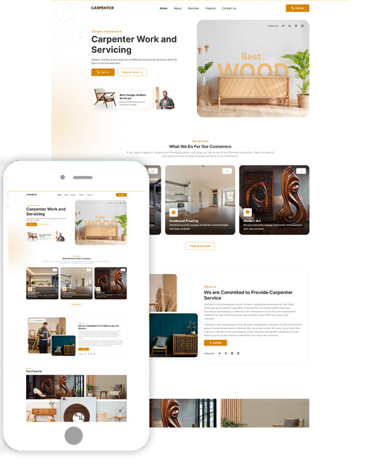 Carpentry Contractor WordPress Theme