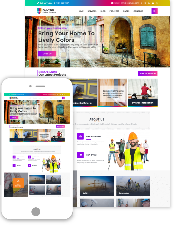 Contractor WordPress Theme