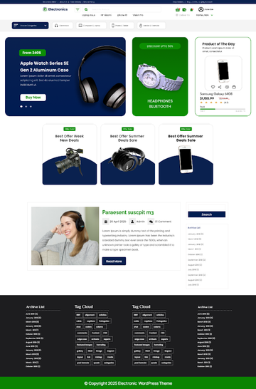 free appliance wordpresst theme