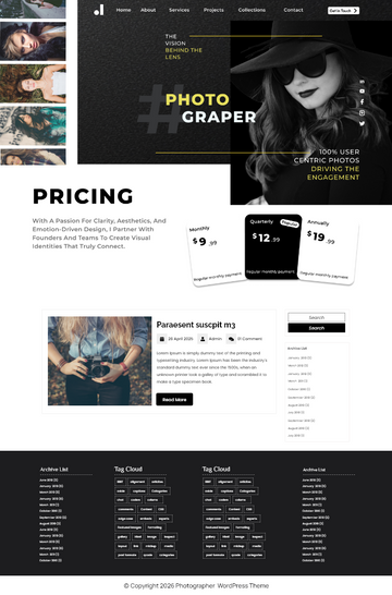 Free Portfolio WordPress Theme