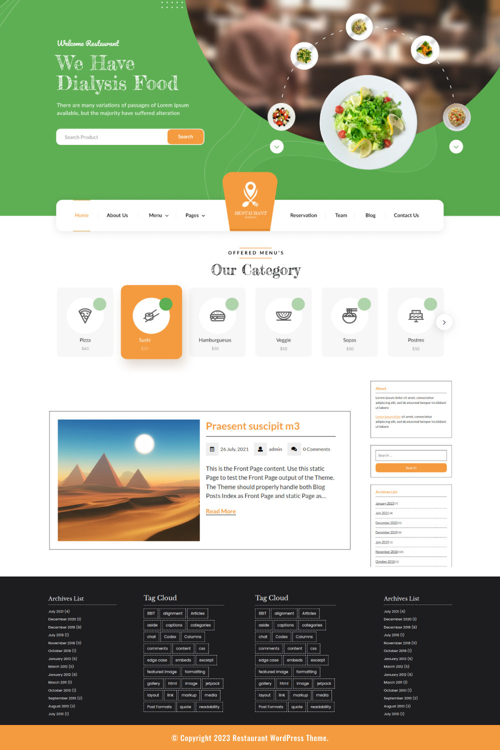 Savor Success: Free Restaurant WordPress Theme