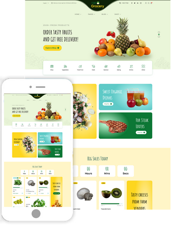 Grocery Store WordPress Theme