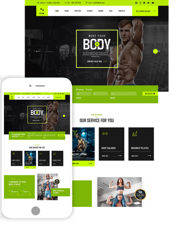 Gym Club WordPress Theme