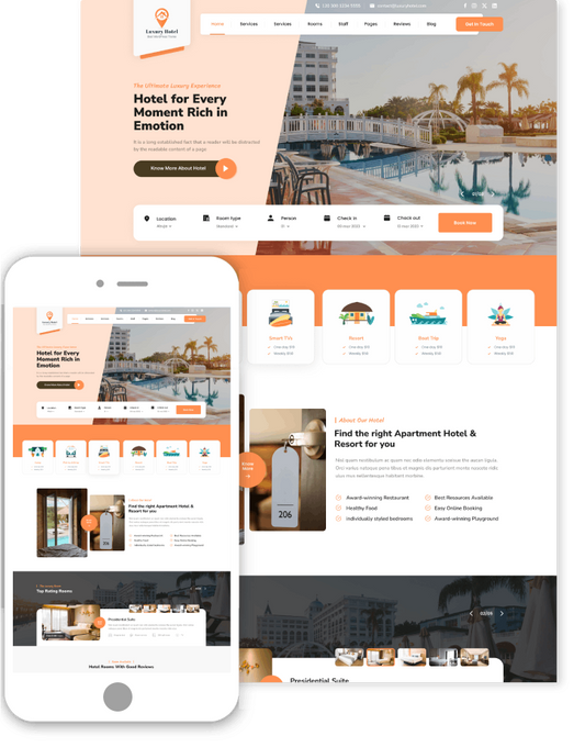 Hotel Booking WordPress Theme