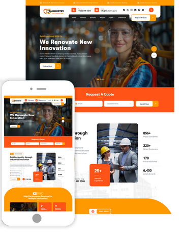 manufacturing wordpress theme