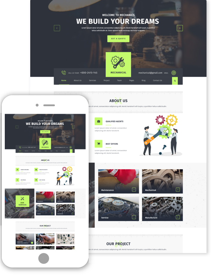 Industry WordPress Theme