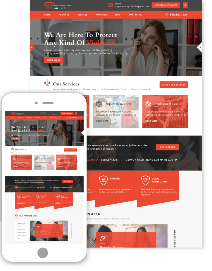 Legal WordPress Theme