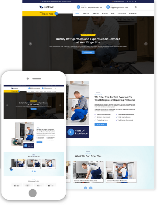 Maintenance Services WordPress Theme