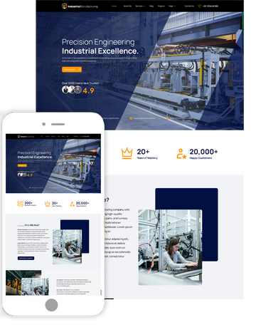 Manufacturing WordPress Theme