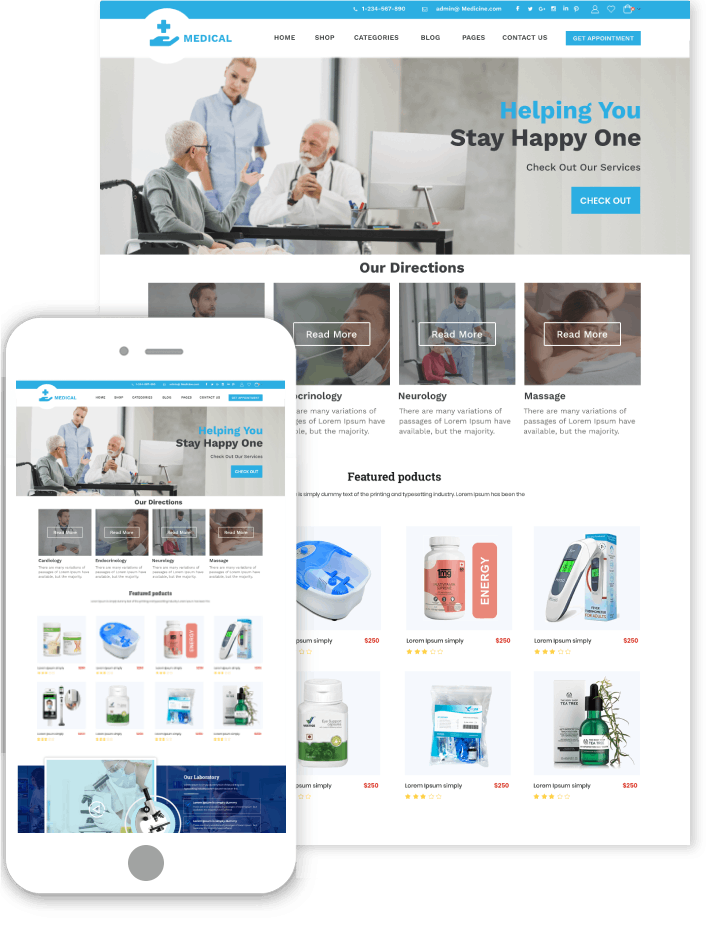 Medicare WordPress Theme