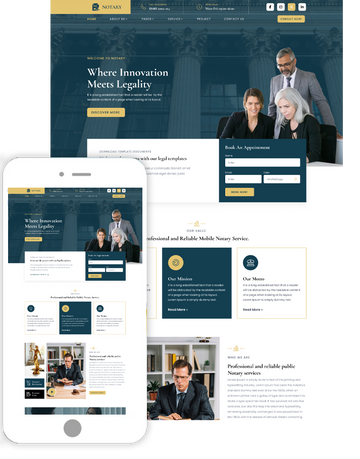 Notary WordPress Theme
