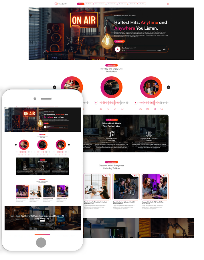 Radio Station WordPress Theme