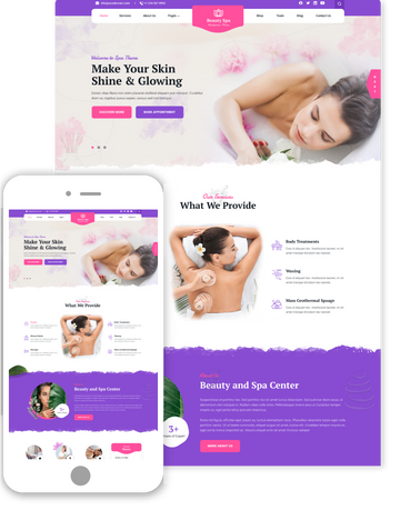 Spa Salon Center WordPress Theme