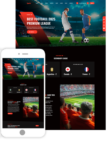 Sports Club WordPress Theme