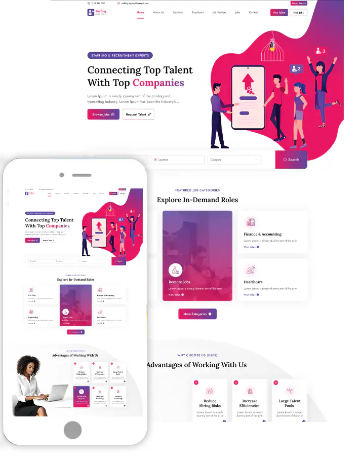 Staffing Agency WordPress Theme