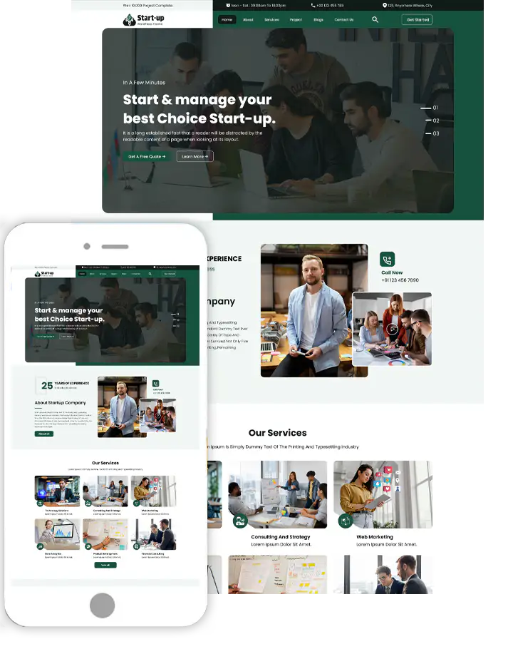 Startup WordPress Theme