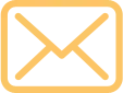 Yellow envelope mail icon