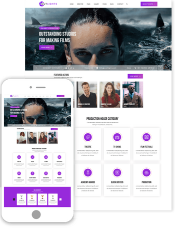 Theater Cinema WordPress Theme