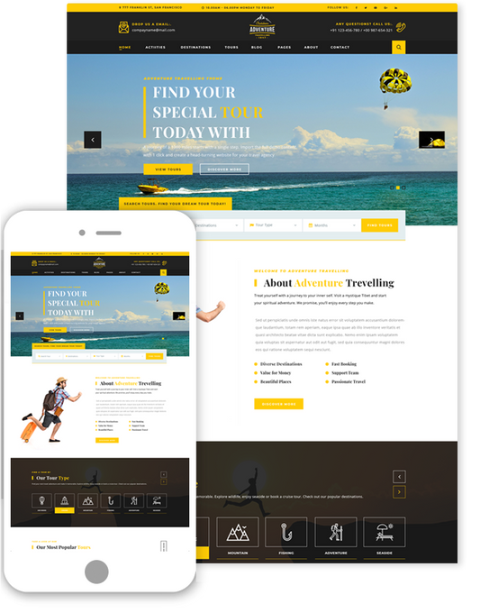 WordPress Travel Theme