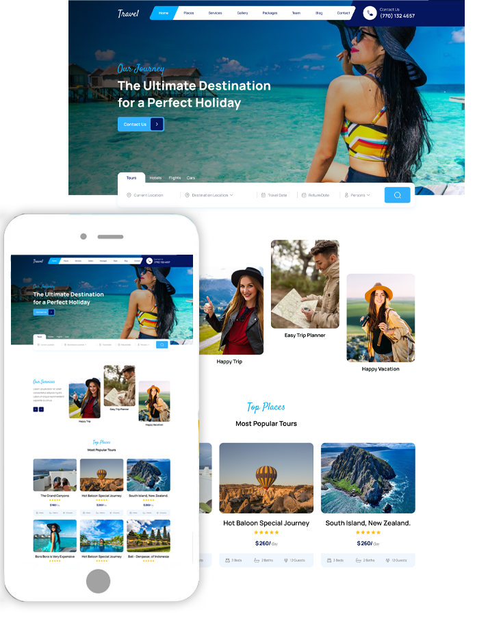 Travel Offer WordPress Theme For Stunning Travel Websites