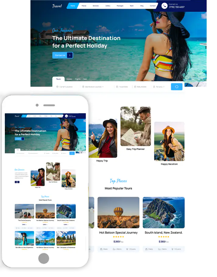 Travel Offer WordPress Theme