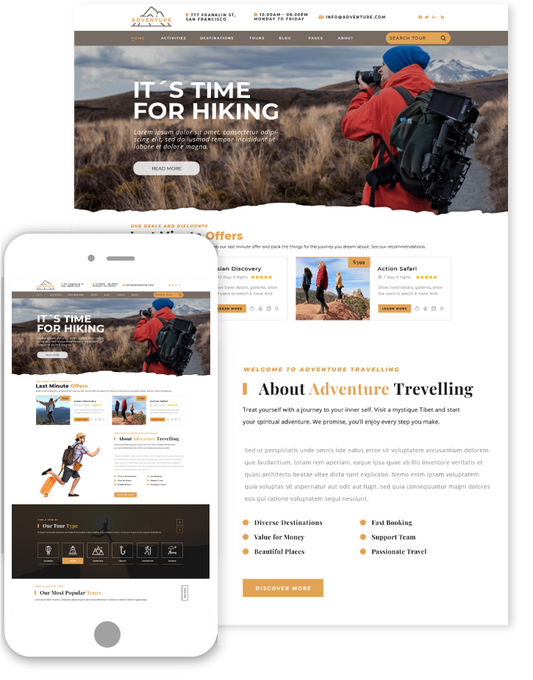 Tour Operator WordPress Theme