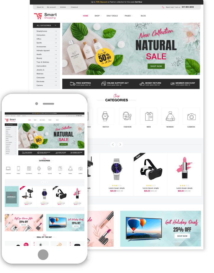 WordPress Shopping Theme