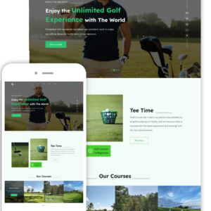 Premium Golf Course WordPress Theme