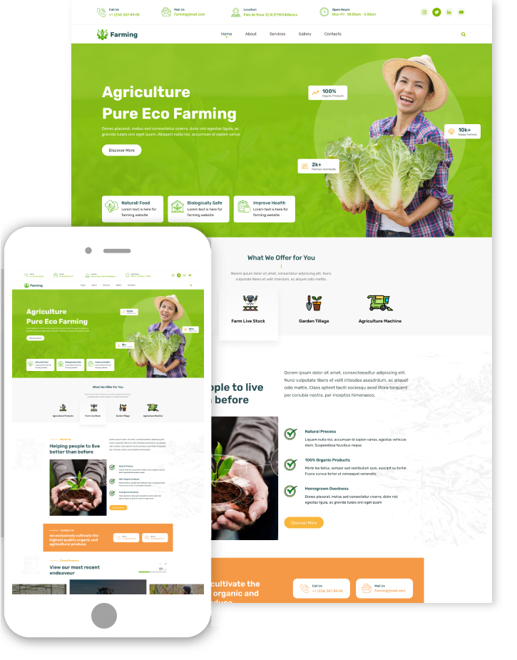 Premium Agro Green WordPress Theme