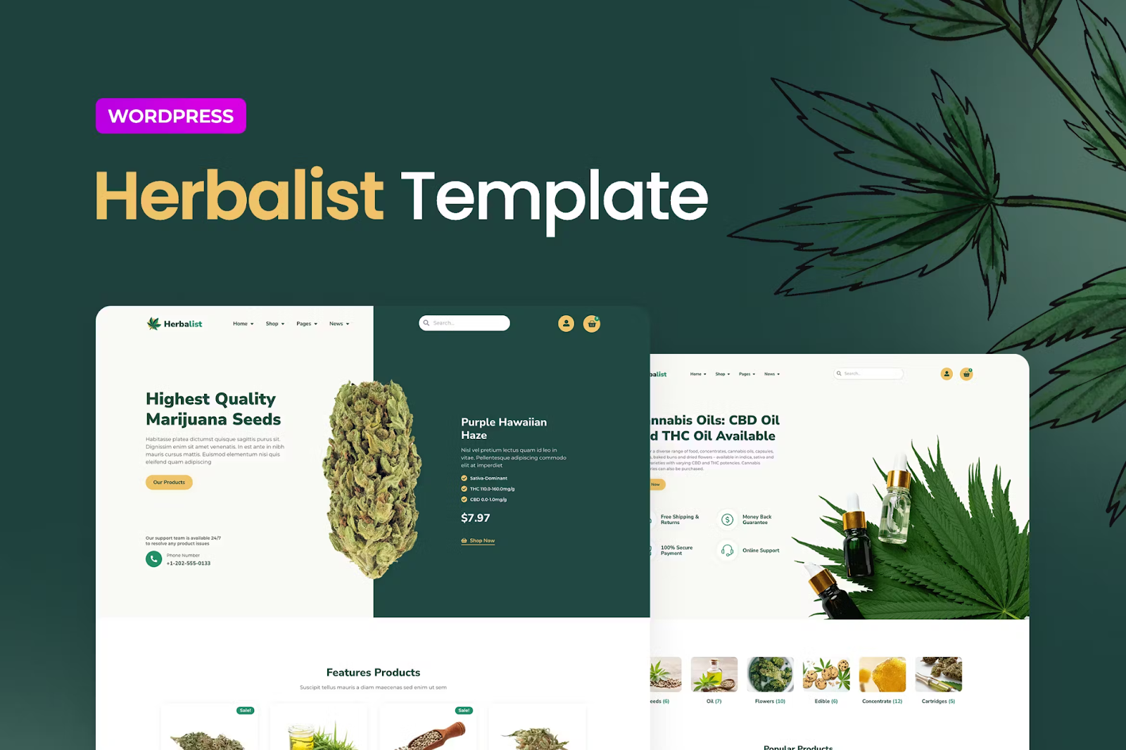Top herbal WordPress themes - Herbalist