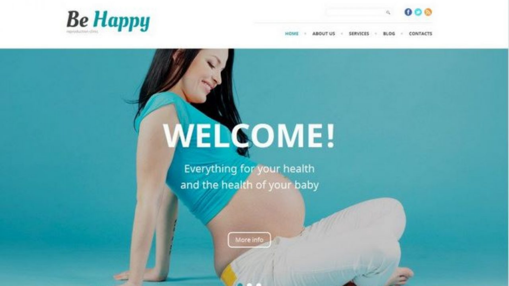 Be Happy - Pregnanacy WordPress Theme
