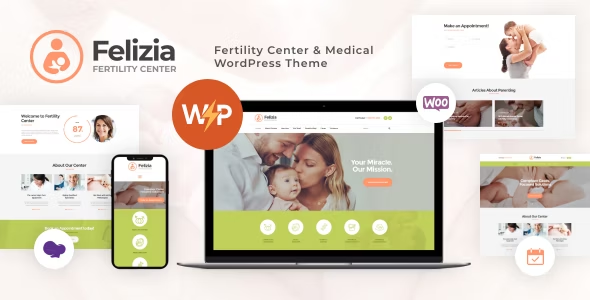 Felizia Pregnancy WordPress theme - accesible on all devices