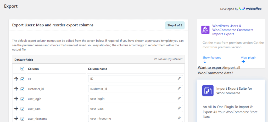 Screenshot for adding database queries